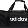 Adidas Classic Front Logo Zipper Polyester Gym Bag Medium Unisex Gym Bag Black JD9555