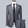 Suit Suit Two-piece Spring and Autumn New Men's Korean Version Casual Small Suit Men's Slim Men's Best Man Suit