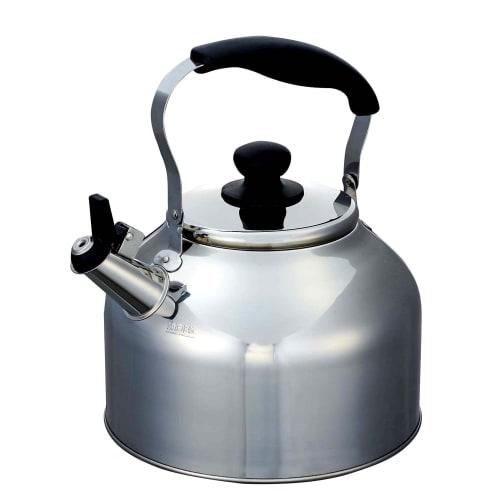 PEARL METAL Свистящий чайник с широким горлом, 5,0 л, подходит для индукционных плит, нержавеющая сталь, Daytona Plus, HB-7353