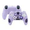 GeekShare PS5 Controller Silicone Soft Skin Case for PlayStation 5 Includes Protective Easy To Star Purple Cover, Controllers, Sticker, Shockproof,
