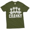 Мужская смешная футболка Механика Cranky Shirt Двигатель автомобиля Футболка для папы Футболка Механика Унисекс Футболка