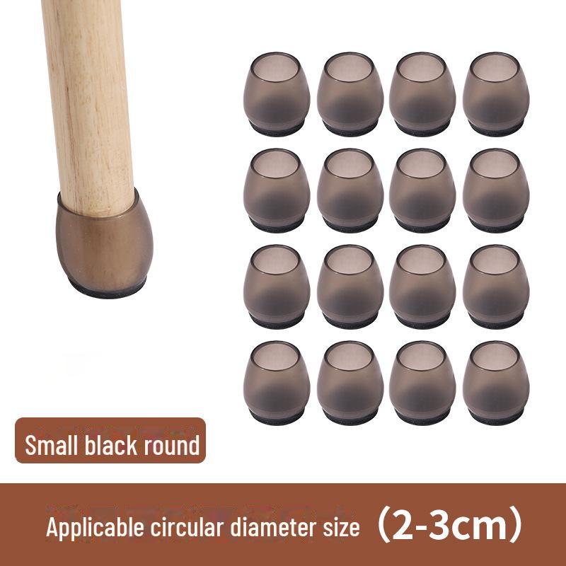 Бесшумные силиконовые противоскользящие защитные накладки на ножки столов и стульев