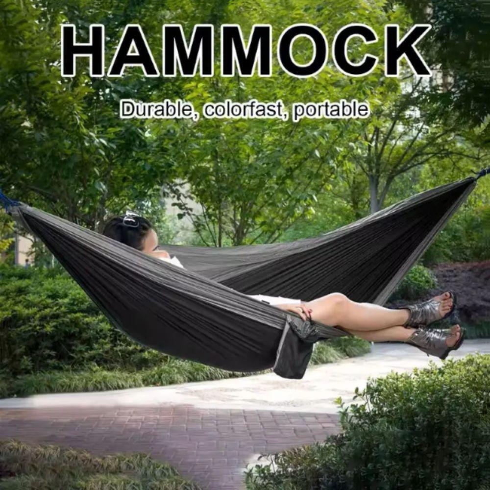 High Strength Parachute Fabric Outdoor Camping Hammock Ultra Light Double Hammock Camping