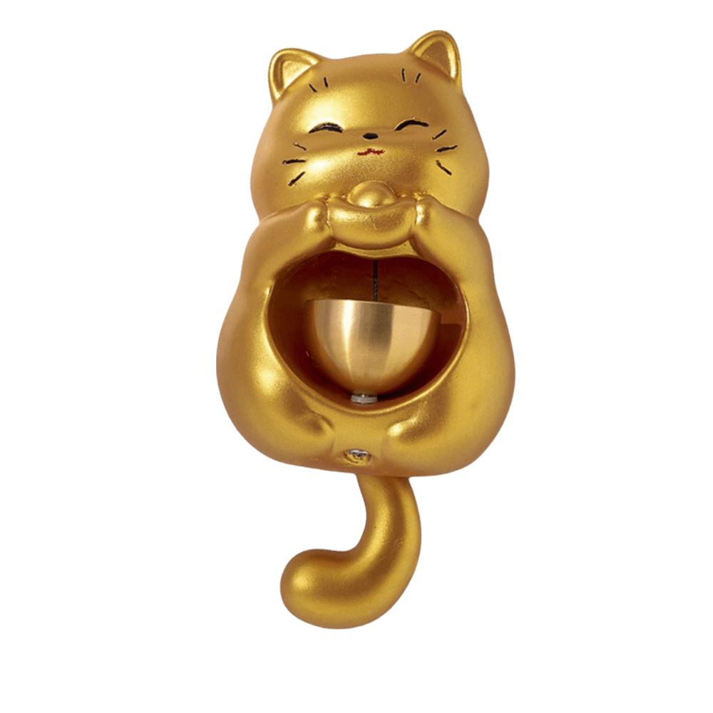 Lucky Cat Door Bell Magnetic Door Chime Ornaments Creative Wind Chime  for Door Wall