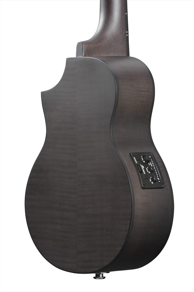 IBANEZ Concert Size Electric Ukulele Ice [Black Flat] UEW12E-BIF