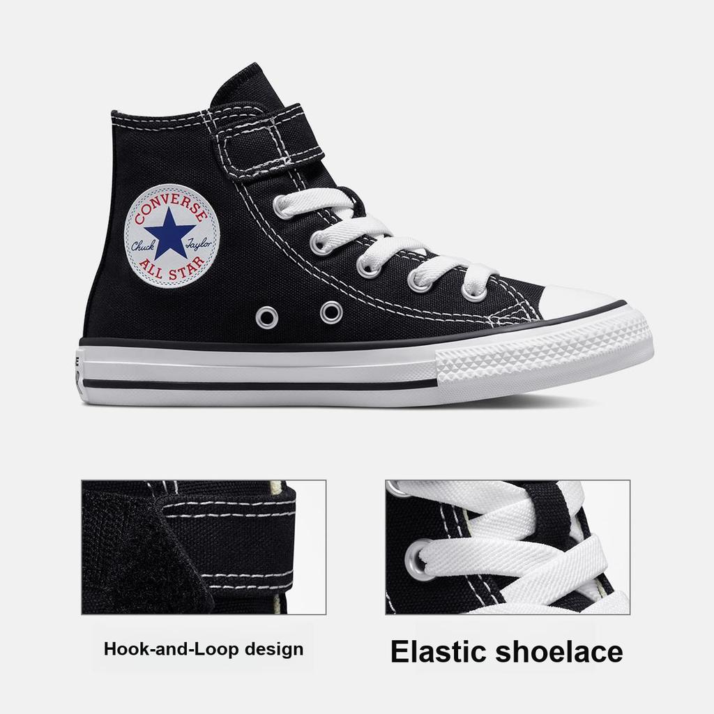 Converse Кеды Chuck Taylor All Star 1V PS Черно-белые детские 372883C