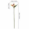 2 Pcs Red False Paradise Flower Plant PU Decorative Paradise Bird Plant  Wedding Party Decor