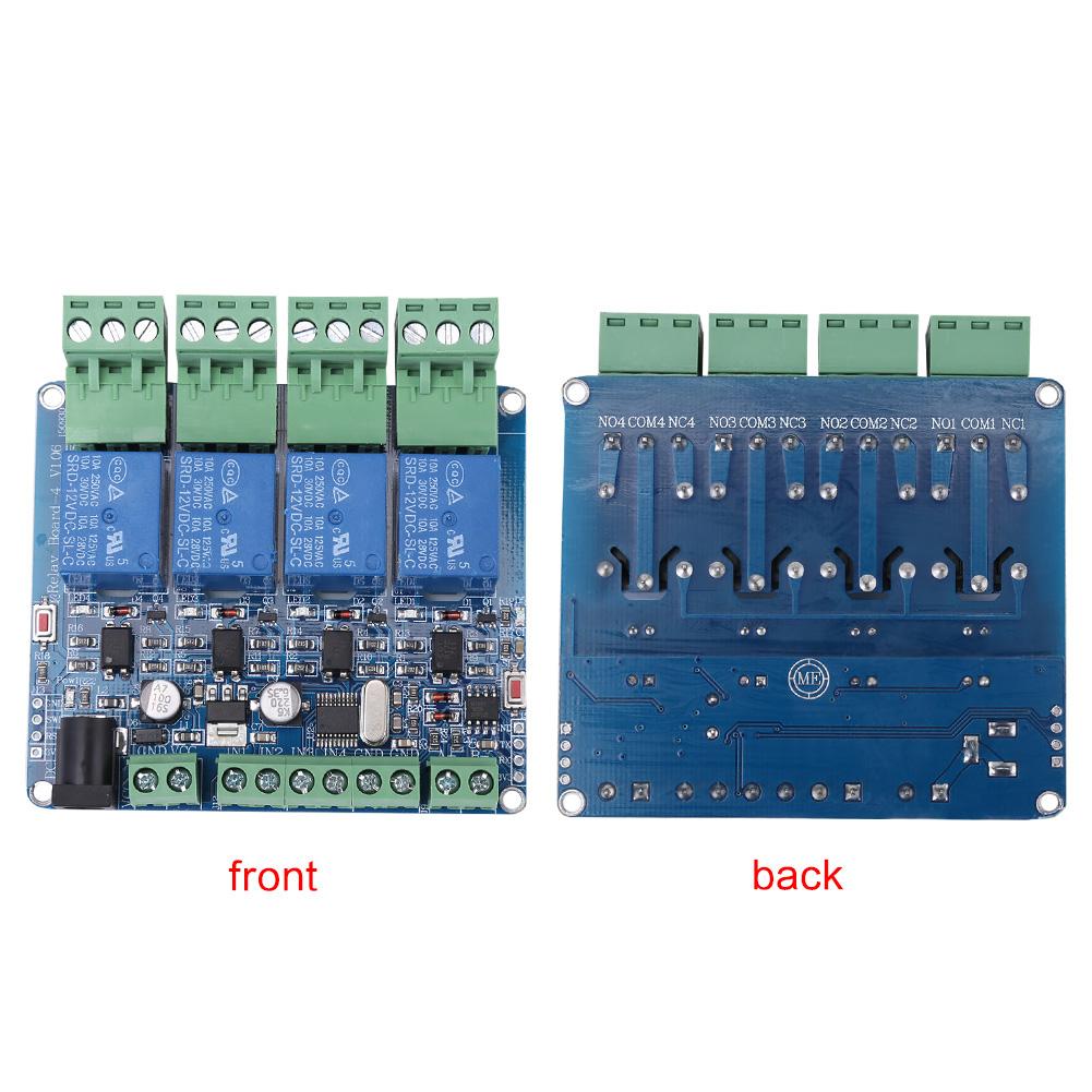 1pc 4 Channel Relay Module Board 8S103F3 Microcontroller