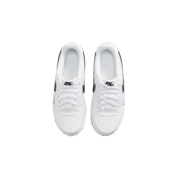 Nike Кроссовки Air Force 1 Low GS Белые Черные Детские DX9269-100