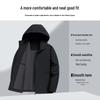 ROMON Men's Hooded Business Casual Jacket