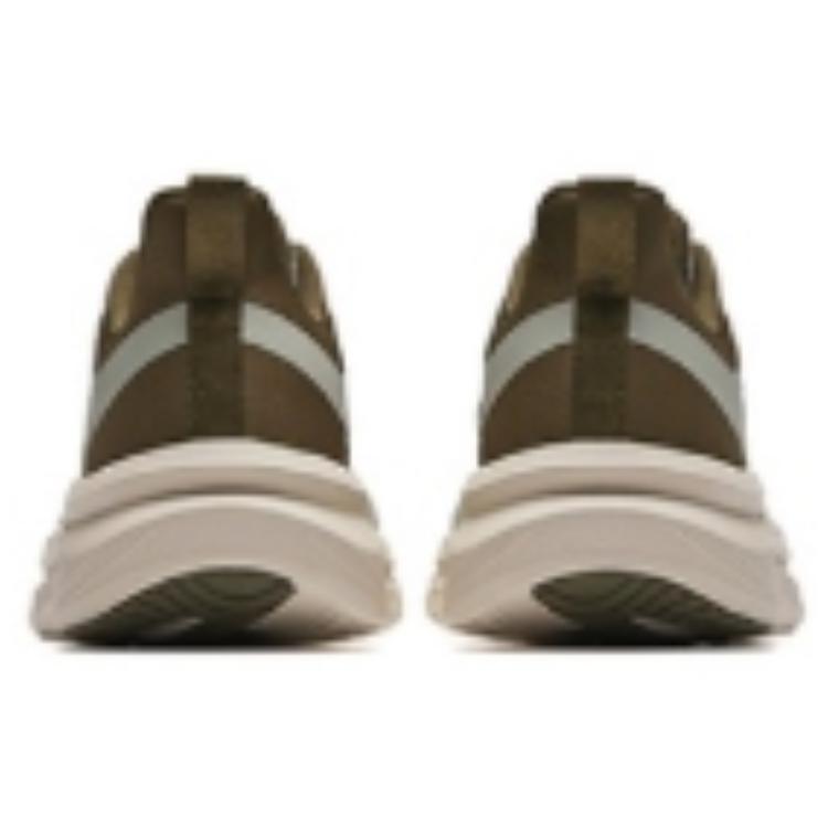 Anta Коллекция Light Cloud Нескользящие Износостойкие Низкие Кроссовки для Бега Мужские Серо-Зеленые Кроссовки 112515523-3