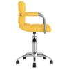 Dining Room Chair Swivel Mustard Yellow Fabric