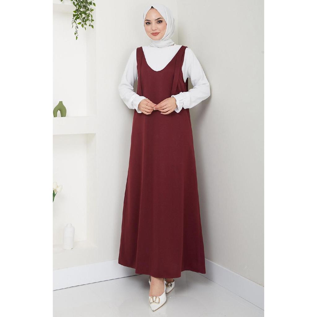 Вязаное платье без рукавов Nehir, черное Hm2389