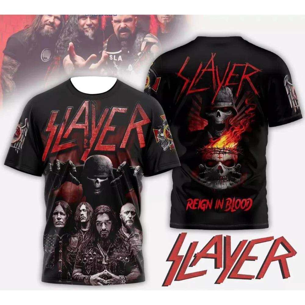Новая модная футболка с 3D-печатью рок-группы Killer, модная короткорукавная хип-хоп панк 3D-футболка для мужчин и женщин