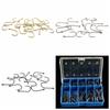 100PCS Jigging Freshwater Fishing Hooks #3-#12 Carp Fishhooks Fishhook Barbed Hooks  Carp