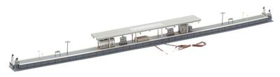 TOMYTEC TOMIX N Gauge Island Home Set Urban Type Straight End with Lighting 4272 Железнодорожные принадлежности для моделей