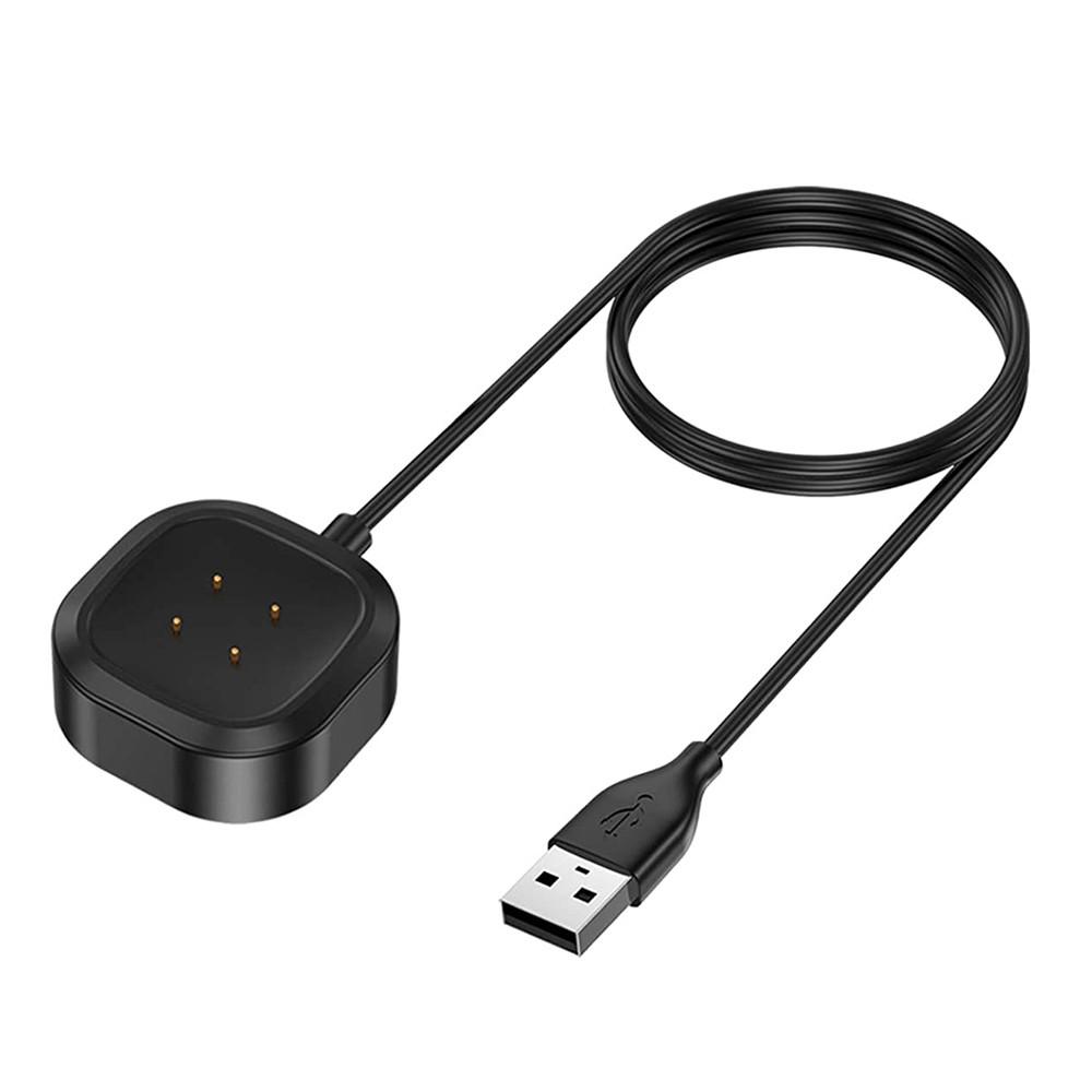 Для Fitbit Sense/Sense 2/Versa 4/Versa 3 Зарядное устройство USB Зарядное устройство Кабель для зарядки смарт-часов Замена зарядного устройства 3,3 фута