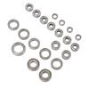 Комплект подшипников для радиоуправляемой машины, 21 шт., нержавеющая сталь, высокая точность вращения, полный комплект герметичных подшипников ступиц колес для радиоуправляемой машины