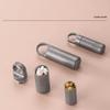 Waterproofs Medicine Box Case Keychains Holder Pills Box Case Titaniums Pills Container Bottles Pills Container