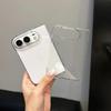 Кристально чистый ударопрочный чехол из жесткого поликарбоната для iPhone Duo Складной, Тонкий Раздельный Дизайн, Прозрачный Защитный Чехол с Защитой от Пожелтения, Полная Защита Камеры