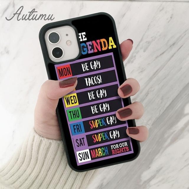 Чехол для телефона Rainbow Gay Lesbian LGBT для iPhone 11 12 13 14 Pro Max mini XR XS SE 2020 6 6S 7 8 Plus Samsung Galaxy S21 S22