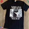 Футболка Nirvana Bleach 90-х Grunge Рок-группа Винтажный дизайн Графическая Унисекс Футболка