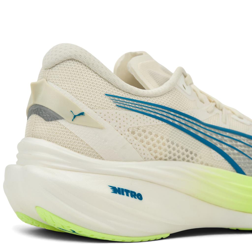 Puma Deviate Nitro 3 Wide Удобные Мягкие Нескользящие Прочные Низкие Повседневные Беговые Кроссовки Мужские кроссовки Белый 378449-08