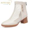 Women Summer Boots Spring Casual Women Mesh Boots British Style Mesh Boots Women