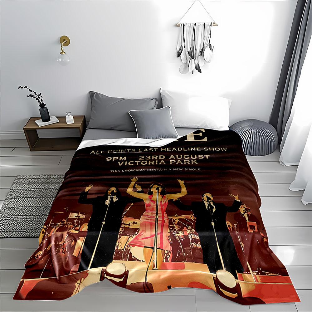 Concert Poster Blanket Design for all seasons blanket lunch break throw gift