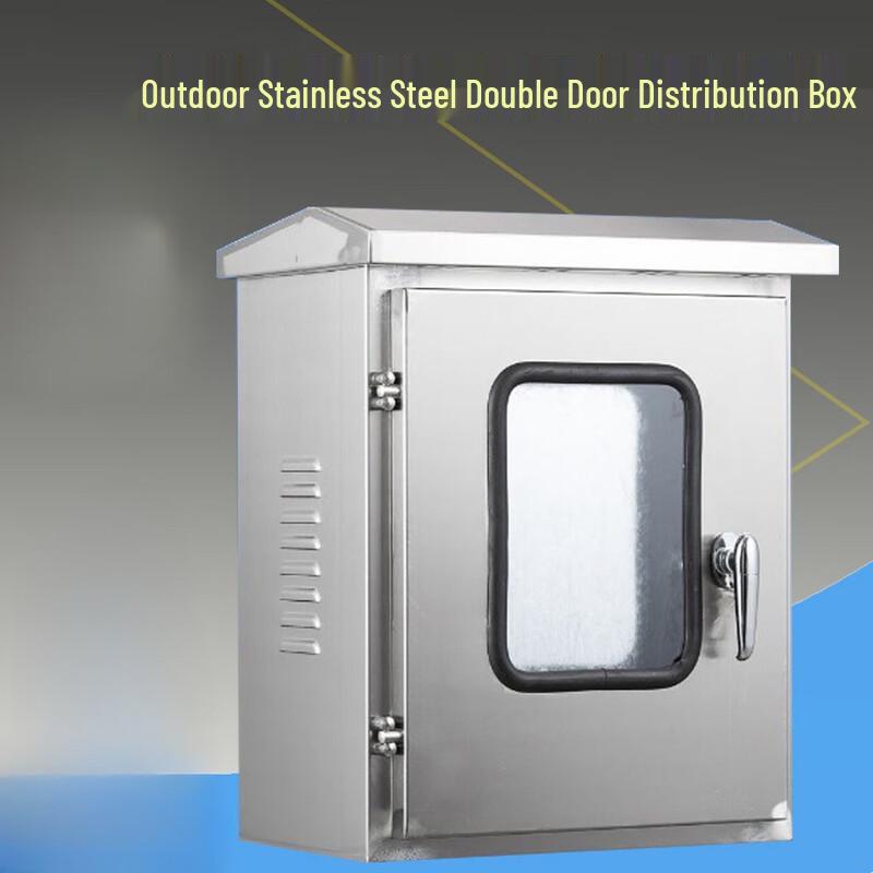 Minggu Outdoor Stainless Steel Double-Door Electrical Box