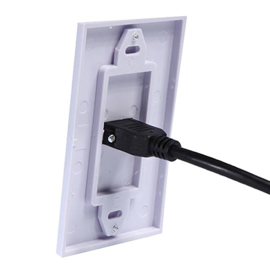 DOONJIEY Однопортовая Clarity 1080P HDMI-совместимая полноразмерная настенная розетка-лицевая панель