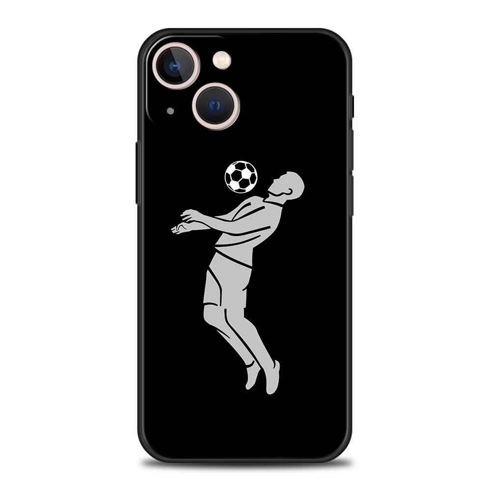 Football Player Soccer Art Phone Case For iPhone Samsung Galaxy Redmi Xiaomi Oppo OnePlus Note S A 7 8 9 10 11 12 13 14 20 21 22 23 53 54 Pro Ultra