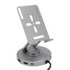 10 в 1 USB C HUB Подставка вращающаяся подставка для планшета типа C с 4K HD мультимедийным интерфейсом USB C 2.0 3.0
