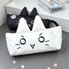 Large Capacity Pencil Case Cat Ear Design Pencil Pouch Portable Stationery Storage Bag  Students