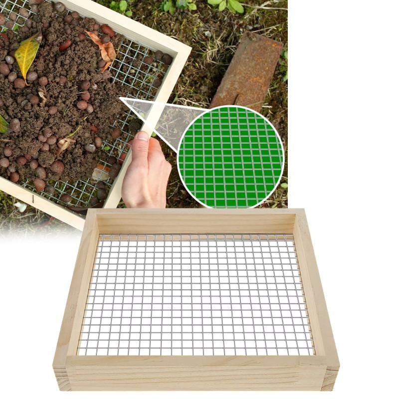 Премиальное садовое сито, созданное для легкой просевки компоста, почвы и горшечной смеси