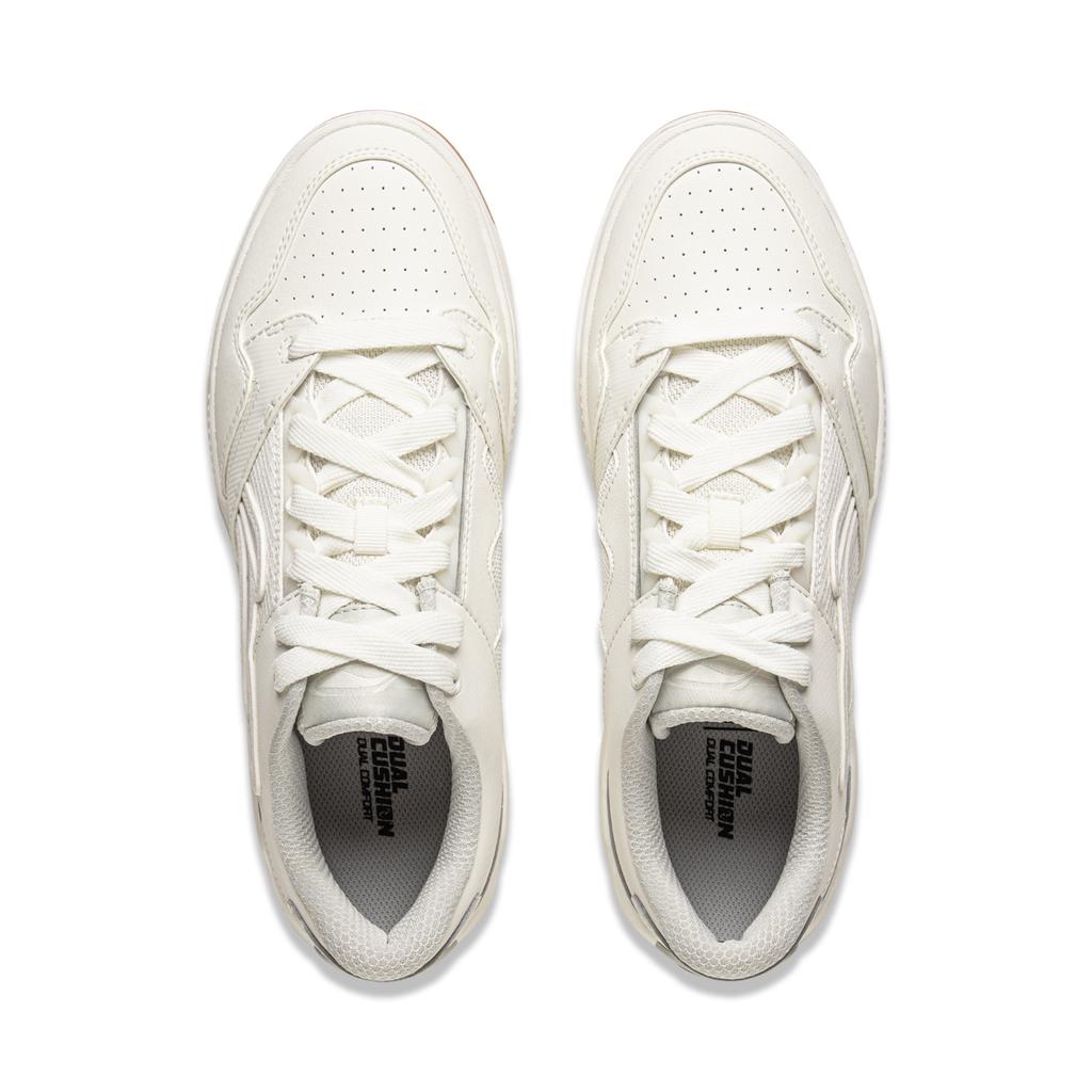 Li Ning Common 80s Удобные Мягкие Классические Нескользящие Износостойкие Низкие Кеды Мужские кроссовки Белые AGCV051-1