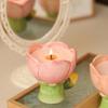 Nordic Style Flower Type Water Cup Paintings Scented Candle Container  Garden