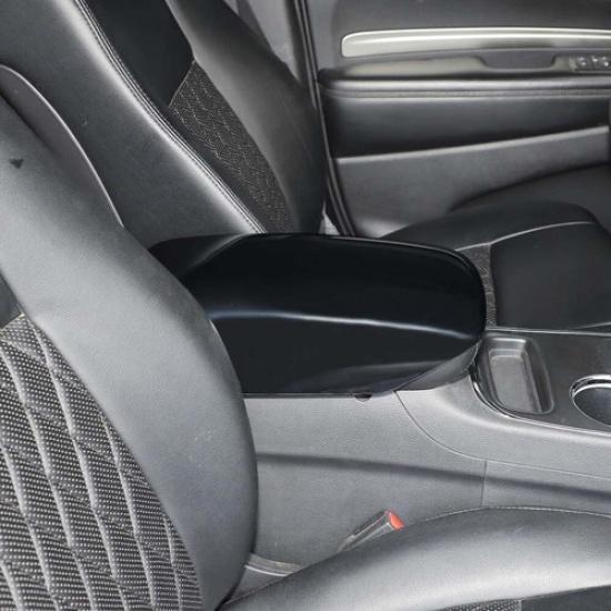 Black Center Armrest Box Panel Cover Trim For Jeep Grand Cherokee Durango 11-20