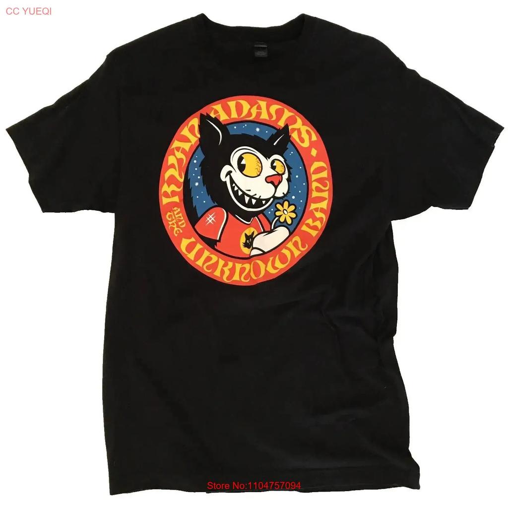 Ryan Adams Unknown Band T Shirt Black Size Large Good Vintage Fashion Soft Versatile Streetwear Stretched Unisex