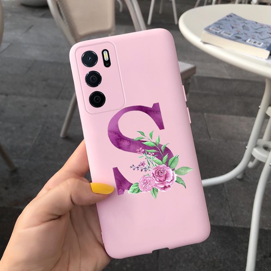 Чехол для Oppo A54s CPH2273 Милые буквы Задняя крышка Мягкий силиконовый чехол для телефона Для Oppo A54s A 54 s OppoA54s Fundas Ударопрочный Capa