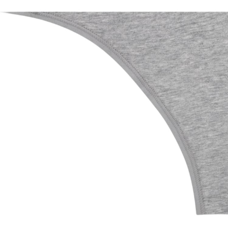 Calvin Klein Color Block Letter Jacquard Comfortable Low Rise Underwear Women Underwear Coconut-Green Gray QD5043-P7A