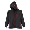 Fishing Tackle Parka Fleece Full Zip Hoodie Black X SUN LINE Red 3L Size [Sunline]