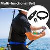 Рыболовный пояс Держатель для удилища Боевой рыболовный пояс на талию Пряжка с быстрым отстегиванием Регулируемый Пояс для заброса Портативный вкладыш для удилища с 2