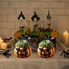 Halloween Pumpkin Planter Ornament Personalized Funny Halloween Decoration Resin Pumpkin Decor Thanksgiving Decorations Fall Decorations For Home