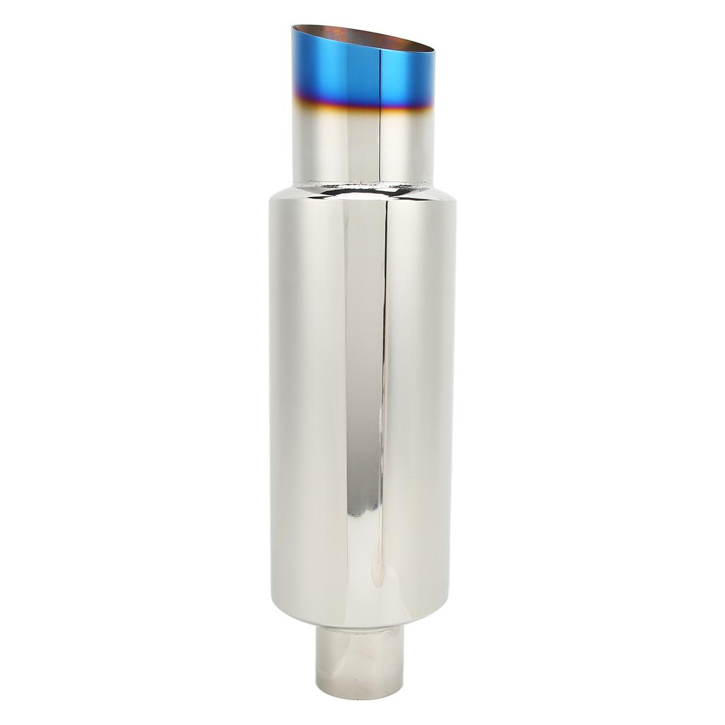 Глушитель выхлопных газов автомобиля Нержавеющая сталь Глушитель выхлопных газов 2-дюймовый вход 3-дюймовый выход Универсальный для автомобиля