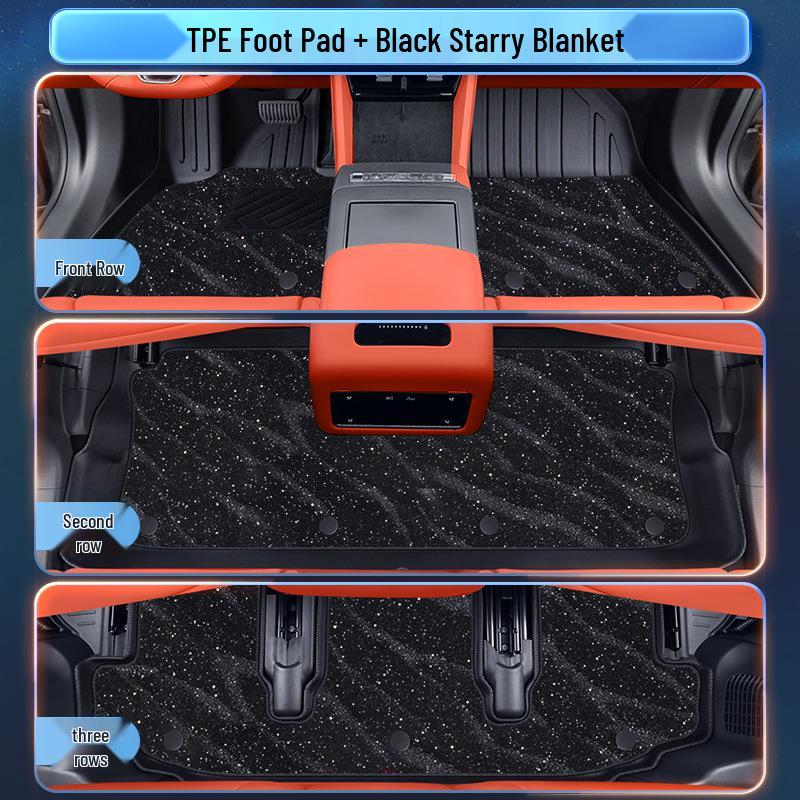 BYD Tang L 2025 Коврики в салон Аксессуары для интерьера TPE