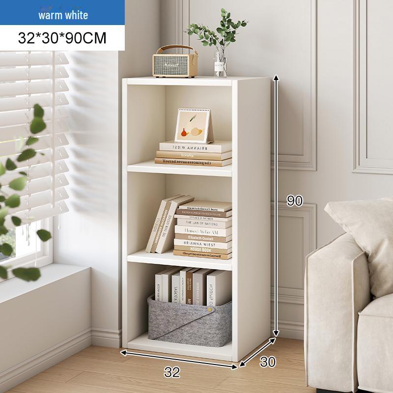 Компактная угловая книжная полка: Небольшой узкий стеллаж для хранения вещей дома или в офисе