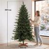 Artificial Christmas Tree Foldable Wooden Stand Injection-Molded Fir Tree 1438 Tips 180 cm Green