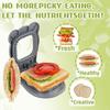 Sealer Flip DIY Sandwich Cutters Mould Lunch Box Decor Sandwich Maker  Kitchen Baking Tools