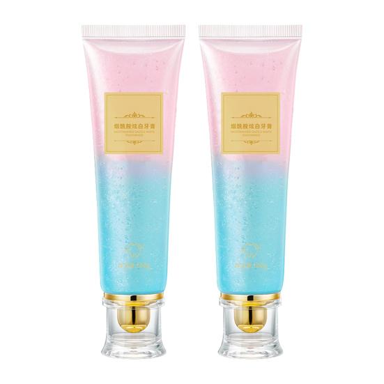 1/2Pcs 100G Teeth Whitening Nicotinamide Toothpaste Men Women Teeth Bad Breath Stain Removal Gums Care Deep Cleaning Brightening Toothpaste